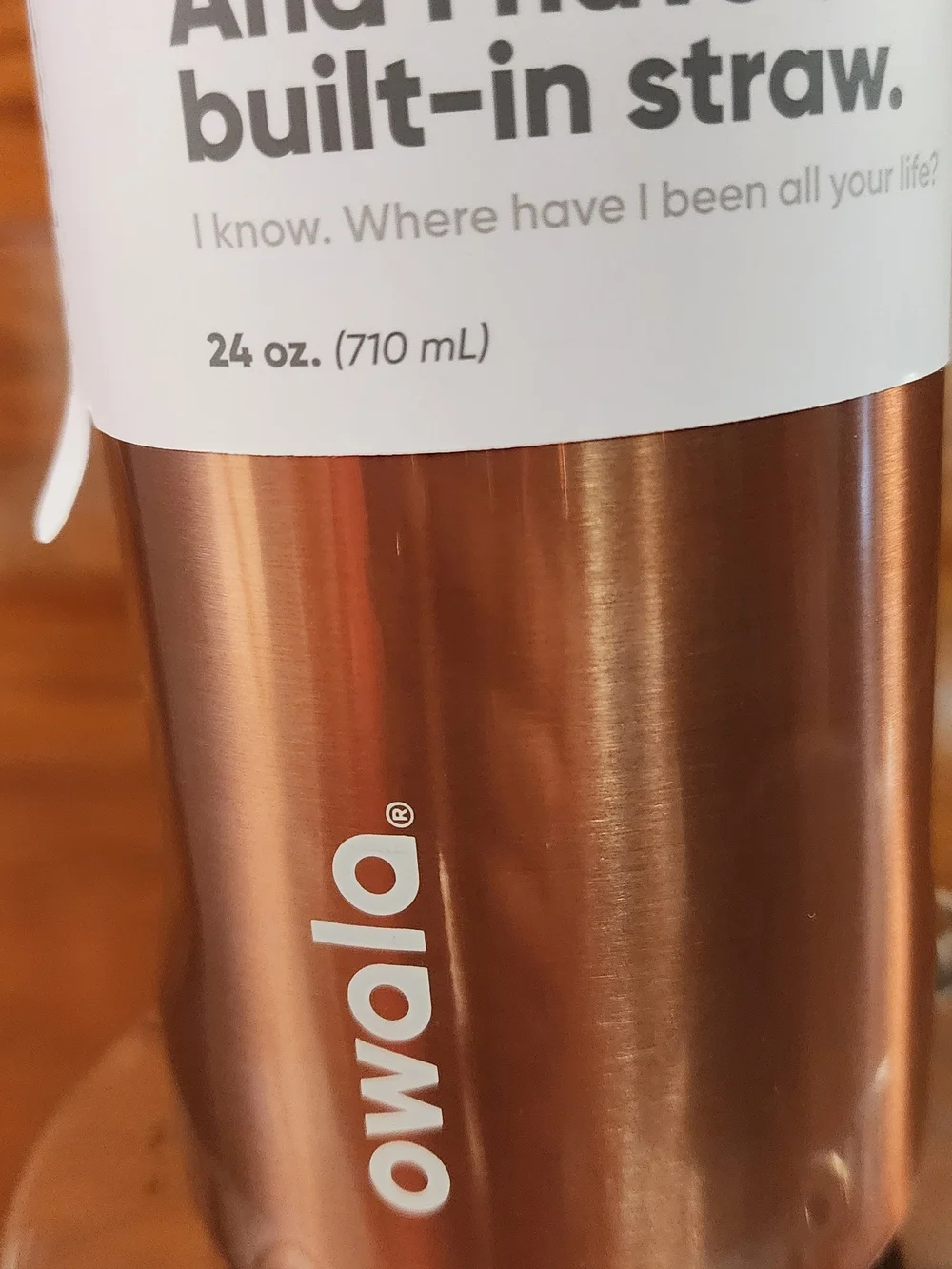 Authentic Owala Rose Gold FreeSip Spout Insulated Water Bottle